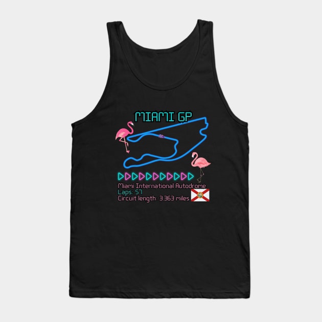 Miami Grand Prix,Formula 1, USA, Florida, F1 Tank Top by Pattyld